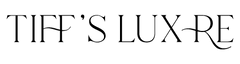 tiff's lux-re boutique logo black