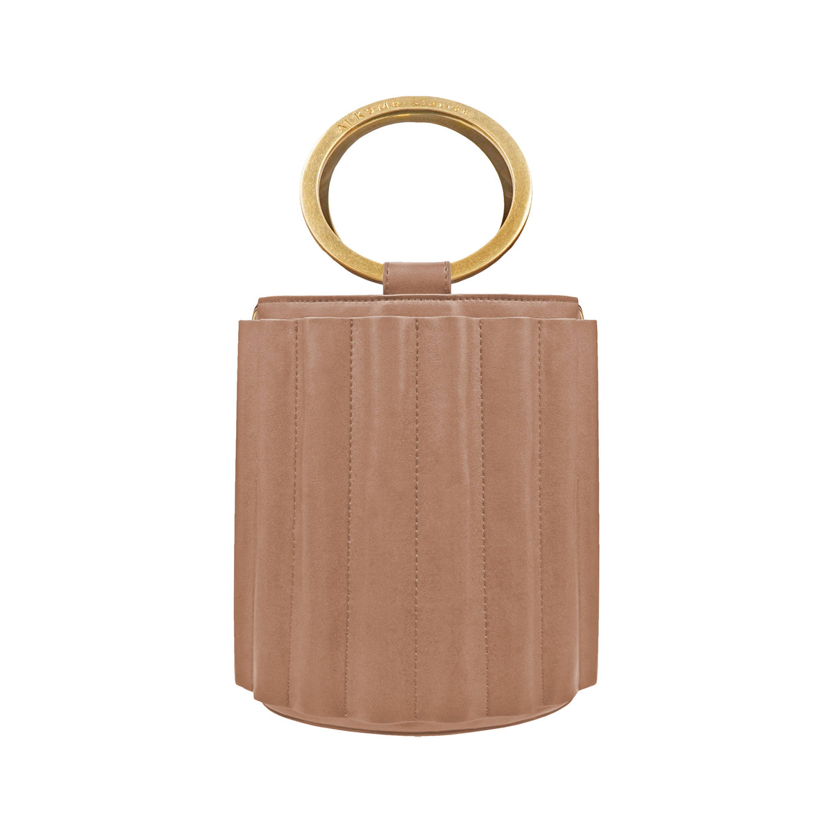 Water Metal Handle Bucket Bag - Nude - Tiff'sLux Re